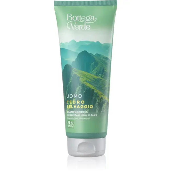 Bottega Verde Bottega Verde Cedro Selvaggio gel za prhanje in šampon 2v1 200 ml