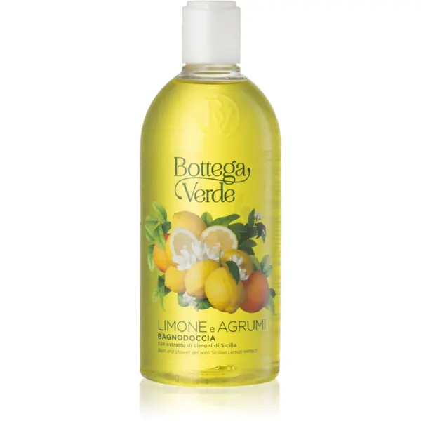 Bottega Verde Bottega Verde Limone & Agrumi pomirjajoči gel za kopel in prhanje 400 ml