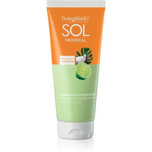 Bottega Verde Bottega Verde Sol Cocco Lime gel za prhanje in kopanje po sončenju 200 ml