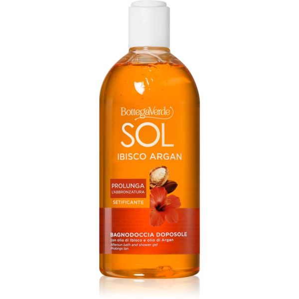 Bottega Verde Bottega Verde Sol Hibiscus & Argan osvežujoč gel za prhanje po sončenju 400 ml