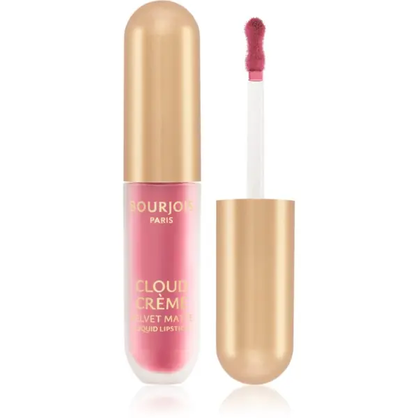 Bourjois Bourjois Cloud Crème Velvet Matte ultra matirajoča tekoča šminka odtenek 01 Rose Bonbon 3.1 ml
