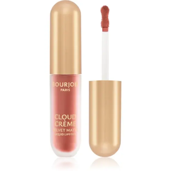 Bourjois Bourjois Cloud Crème Velvet Matte ultra matirajoča tekoča šminka odtenek 06 Passion Peach 3.1 ml