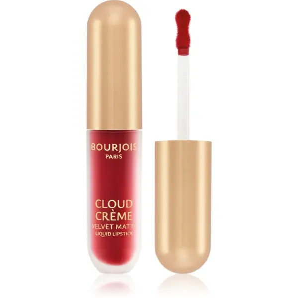 Bourjois Bourjois Cloud Crème Velvet Matte ultra matirajoča tekoča šminka odtenek 08 Chérie Cherry 3.1 ml
