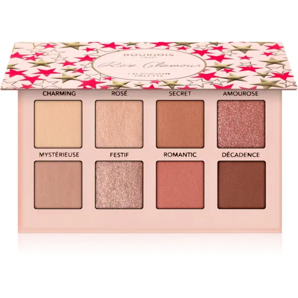 Bourjois Bourjois Rose Glamour paleta senčil za oči 8.5 g