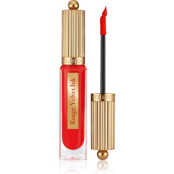 Bourjois Bourjois Rouge Velvet Ink tekoča šminka z mat učinkom odtenek 08 Coquelic Hot 3.5 ml