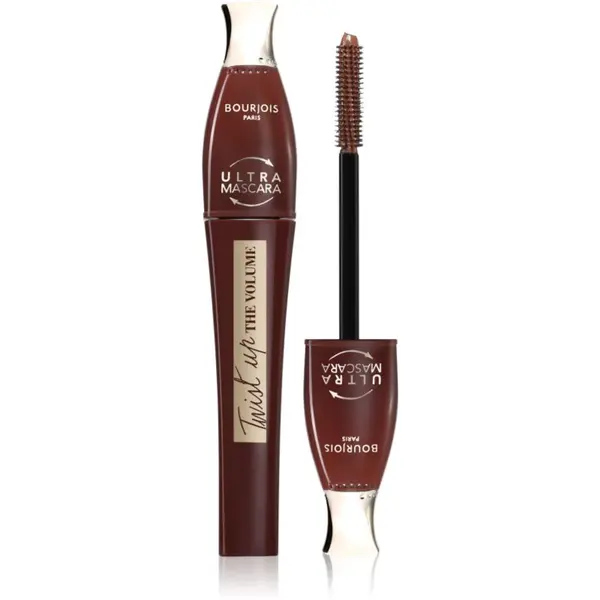 Bourjois Bourjois Twist Up The Volume maskara za volumen s krtačko 2v1 odtenek Brown 8 ml