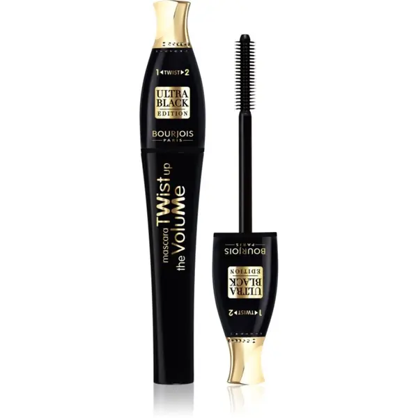 Bourjois Bourjois Twist Up The Volume maskara za volumen s krtačko 2v1 odtenek Ultra Black 8 ml