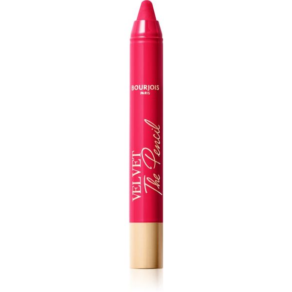 Bourjois Bourjois Velvet the Pencil šminka v svinčniku z mat učinkom odtenek 06 Framboise Griffée 1,8 g