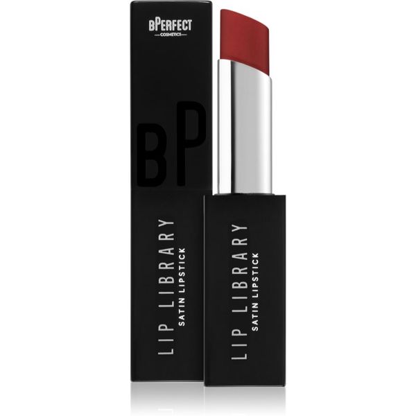 BPerfect BPerfect Lip Library Satin kremasta šminka odtenek Scarlet 3 g