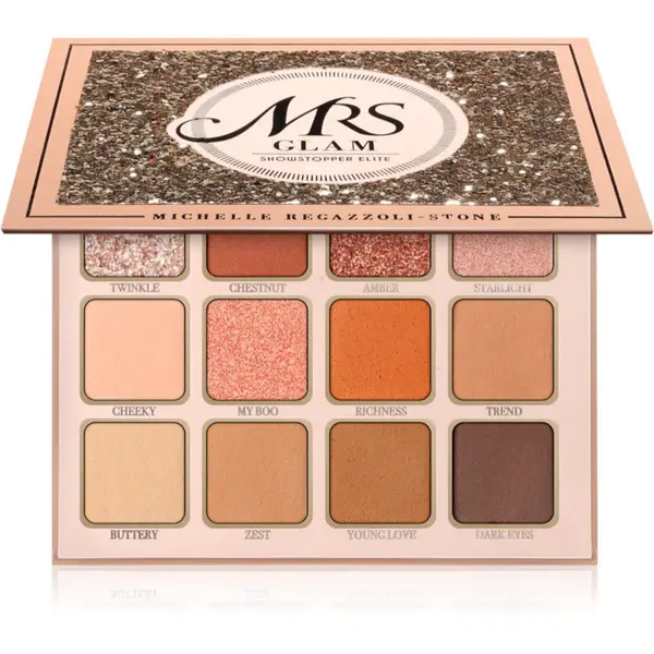 BPerfect BPerfect Mrs Glam Showstopper Elite Palette paleta senčil za oči 16.8 g