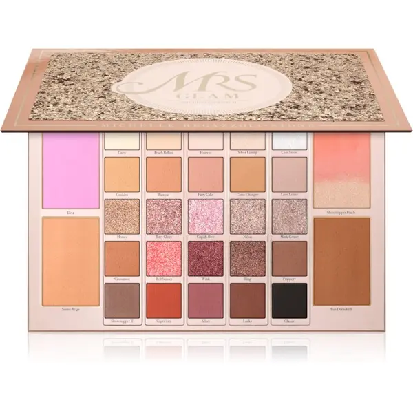 BPerfect BPerfect Mrs Glam Showstopper II Palette večnamenska paleta za obraz in oči 1 kos