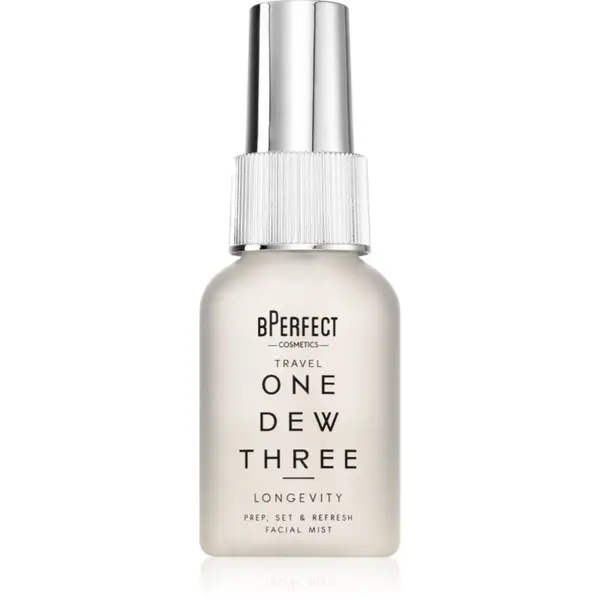 BPerfect BPerfect One Dew Three pršilo za fiksiranje make-upa z vlažilnim učinkom mini embalaža 30 ml