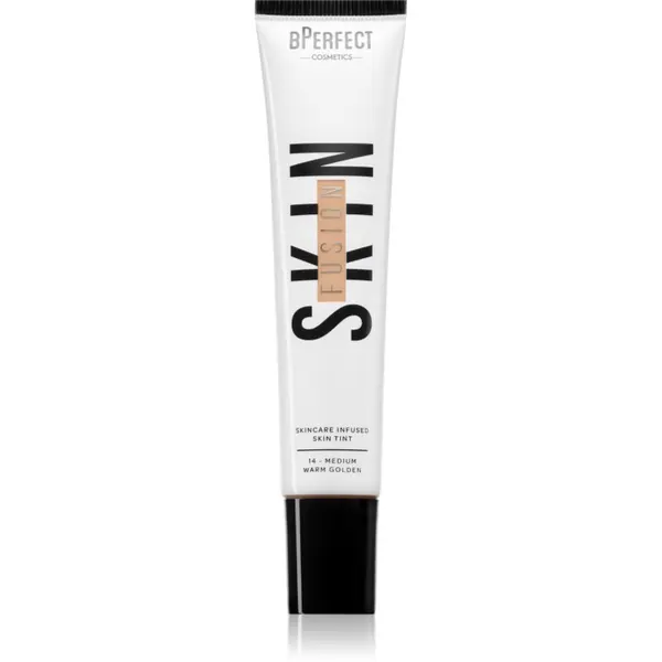 BPerfect BPerfect Skin Fusion lahki tekoči puder za naraven videz odtenek 14 Medium Warm Golden 30 ml