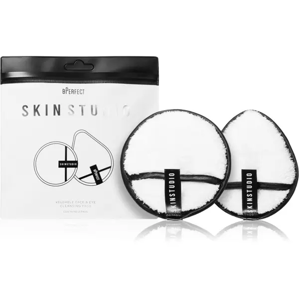 BPerfect BPerfect Skin Studio Face & Eye Makeup Cleansing 2 Pads pralne blazinice za odstranjevanje ličil 2 kos