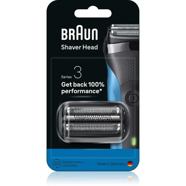 Braun Braun Series 3 21B nadomestne glave za britje z električnim strojčkom 1 kos