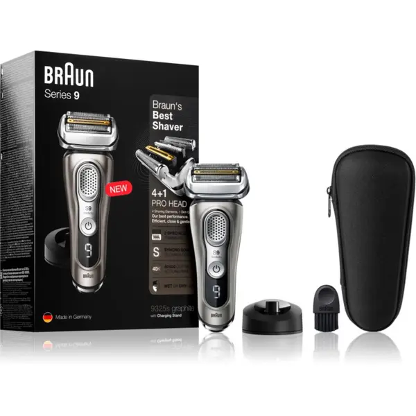 Braun Braun Series 9 9325s Graphite with Charging Stand folijski brivnik 9325s graphite 1 kos