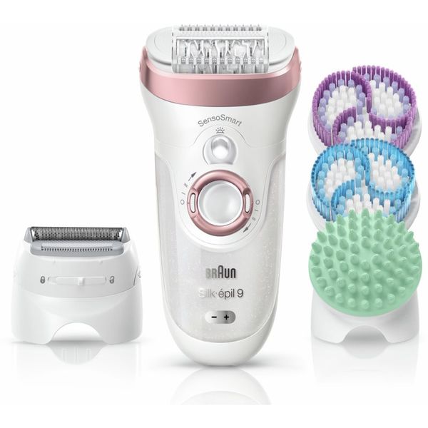 Braun Braun Silk-épil 9 S990 epilator z inteligentnim senzorjem tlaka za ženske 1 kos