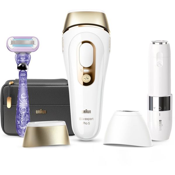 Braun Braun Silk-expert PRO 5 IPL5149 IPL epilator za telo, obraz, predel bikinija in pazduhe za ženske 1 kos