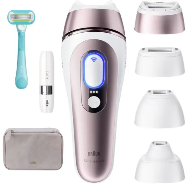 Braun Braun Smart IPL Skin i·expert PL7432 pametna naprava IPL za odstranjevanje dlačic za telo, obraz, predel bikinija in podpazduhe 1 kos