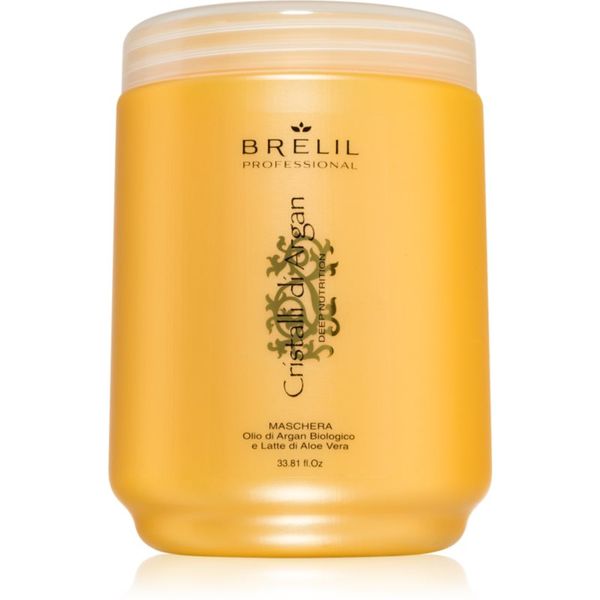 Brelil Professional Brelil Professional Cristalli di Argan Mask globinsko vlažilna maska za vse tipe las 1000 ml