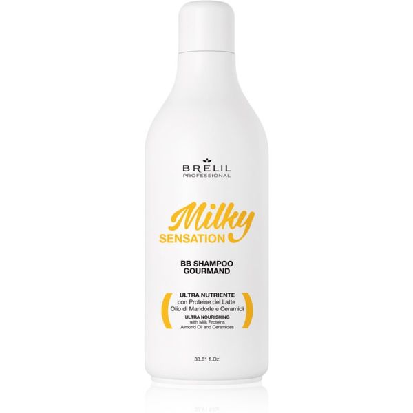 Brelil Professional Brelil Professional Milky Sensation BB Shampoo regeneracijski šampon za šibke in poškodovane lase 1000 ml