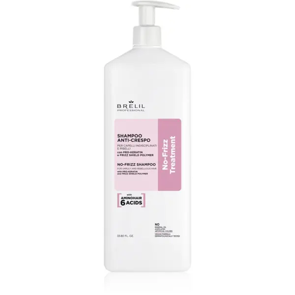 Brelil Professional Brelil Professional No Frizz šampon za neobvladljive lase 1000 ml