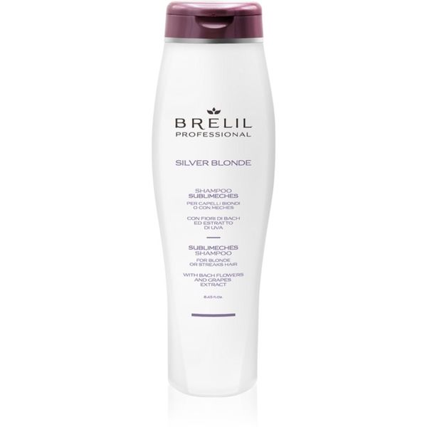 Brelil Professional Brelil Professional Silver Blonde Sublimeches Shampoo šampon za nevtralizacijo rumenih tonov za blond lase in lase s prameni 250 ml