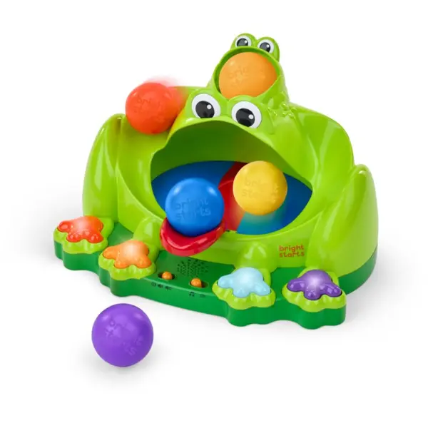 Bright Starts Bright Starts Poppin' Ball Frog aktivnostna igrača z melodijo 6 m+ 1 kos