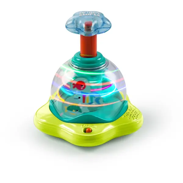 Bright Starts Bright Starts Press & Glow Spinner aktivnostna igrača z melodijo 6 m+ 1 kos
