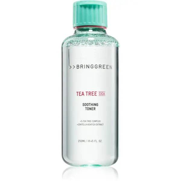BRINGGREEN BRINGGREEN Tea Tree Cica Soothing Toner pomirjajoči tonik z vlažilnim učinkom 250 ml