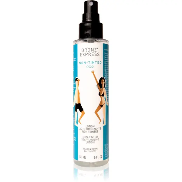 Bronz'Express Bronz'Express Immediate Effect Non-Tinted samoporjavitveno pršilo za telo in obraz 150 ml