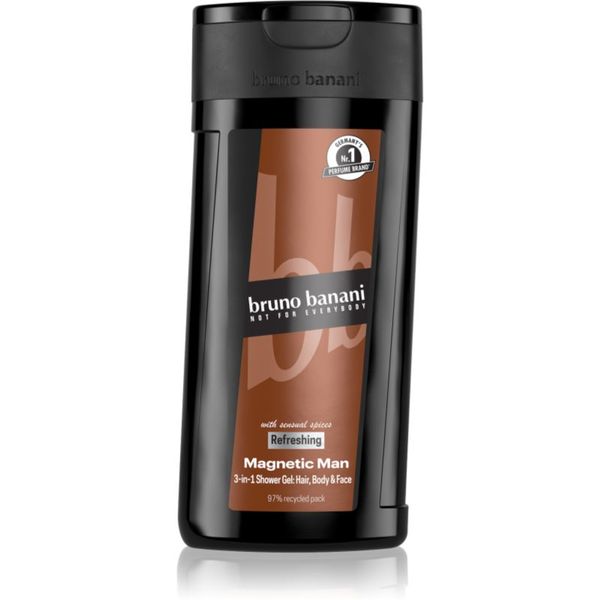 Bruno Banani Bruno Banani Magnetic Man parfumirani gel za prhanje 3v1 za moške 250 ml