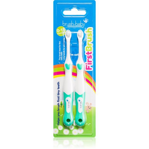 Brush Baby Brush Baby FirstBrush zobne ščetke za otroke 2 kos