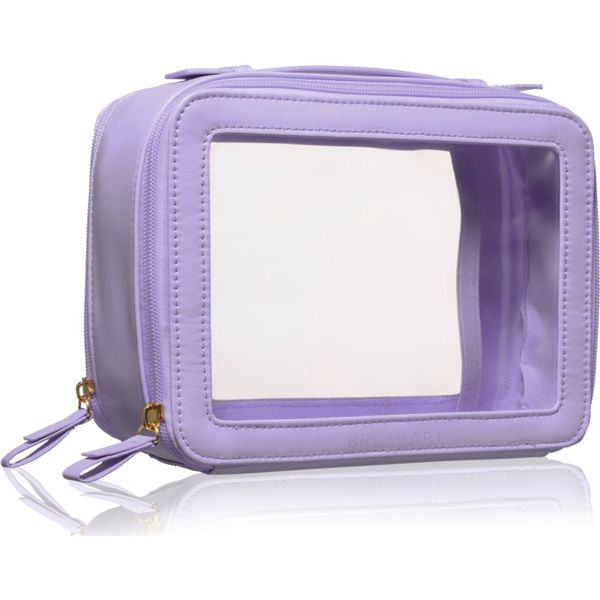 BrushArt BrushArt Accessories Transparent make-up case kozmetični kovček Lilac 1 kos