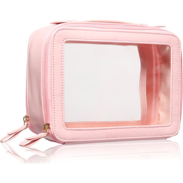 BrushArt BrushArt Accessories Transparent make-up case kozmetični kovček Pink 1 kos