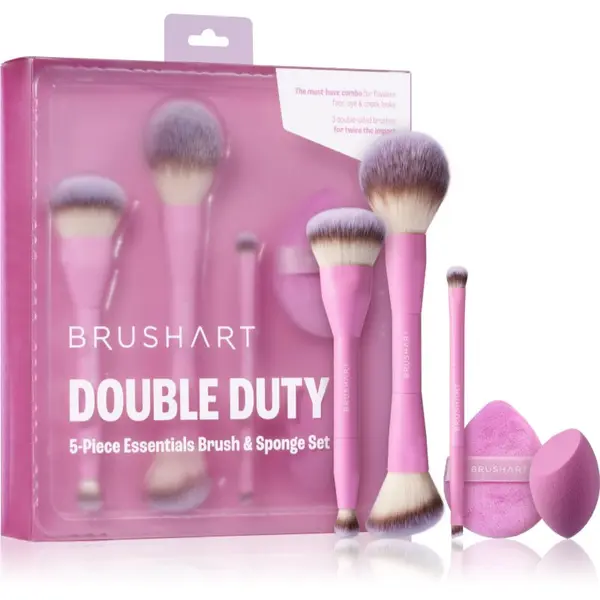 BrushArt BrushArt Double Duty 5-Piece Essentials Brush & Sponge Set set čopičev