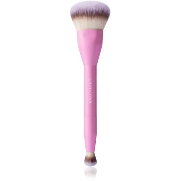 BrushArt BrushArt Double Duty Concealer & Foundation brush čopič za tekoči puder in korektor obojestranski 1 kos