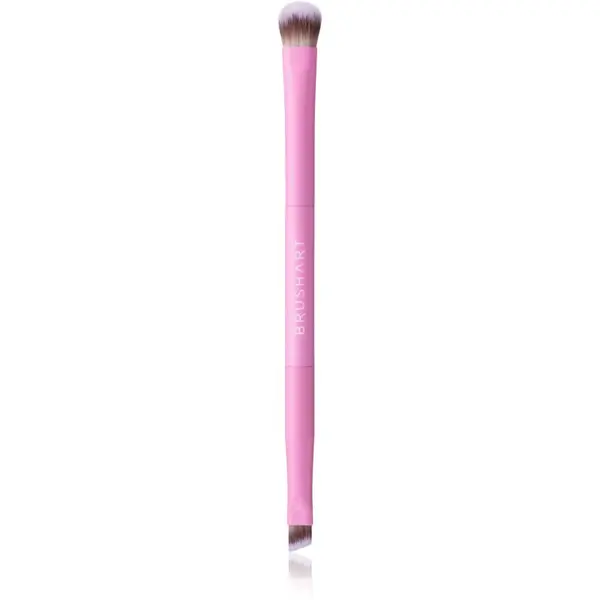 BrushArt BrushArt Double Duty Eyeliner & Eyeshadow brush čopič za nanašanje senčil in črtal za oči obojestranski 1 kos