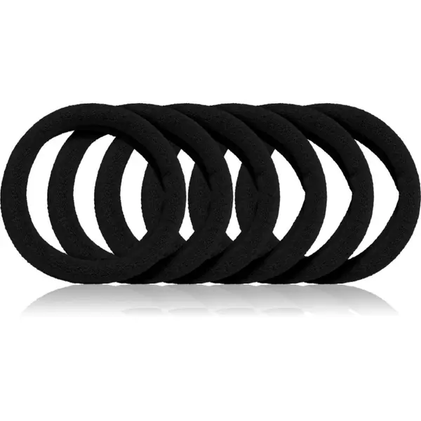 BrushArt BrushArt Hair Band elastike za lase Black 6 kos