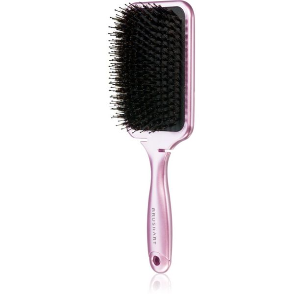 BrushArt BrushArt Hair Boar bristle paddle hairbrush krtača za lase s ščetinami divjega prašiča 1 kos