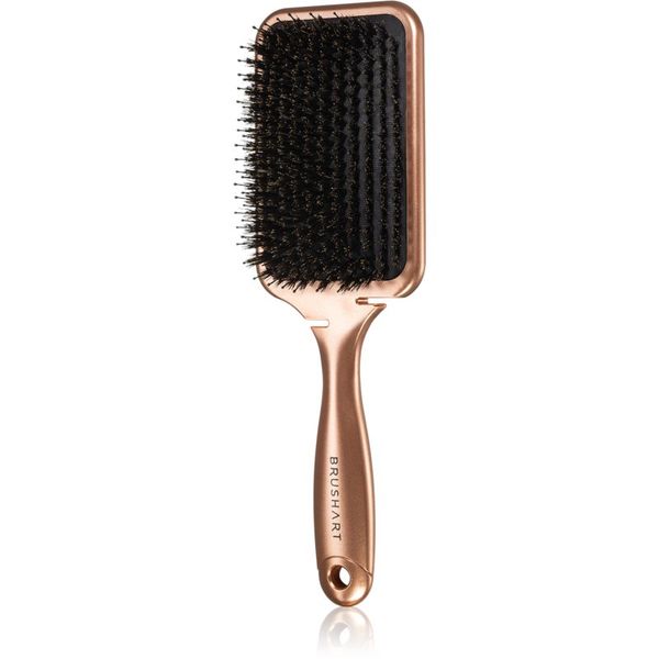 BrushArt BrushArt Hair Boar bristle paddle hairbrush krtača za lase s ščetinami divjega prašiča