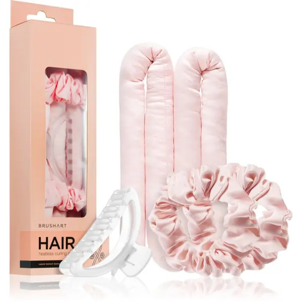 BrushArt BrushArt Hair Heatless hair curling set set za kodranje las Pink