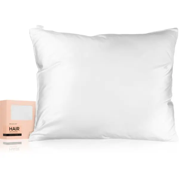BrushArt BrushArt Hair Satin pillowcase prevleka za vzglavnik saten White 50x60 cm