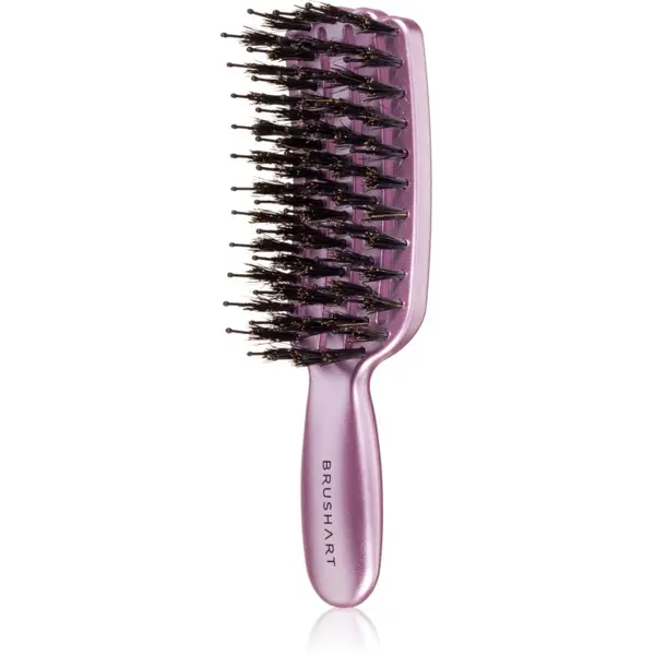BrushArt BrushArt Hair Vent blowdry hairbrush with boar bristles krtača za lase z najlonskimi in prašičjimi ščetinami Mini 1 kos