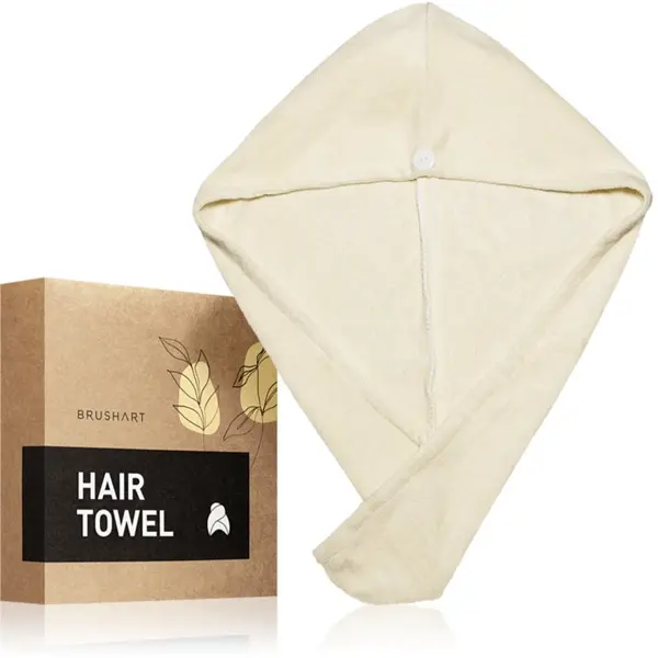 BrushArt BrushArt Home Salon Hair towel brisača za lase Cream