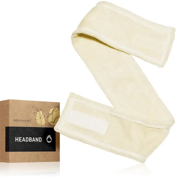 BrushArt BrushArt Home Salon Headband kozmetični trak za glavo Cream