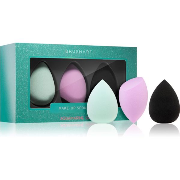 BrushArt BrushArt Make-up Sponge Set gobica za tekoči puder AQUAMARINE GREEN