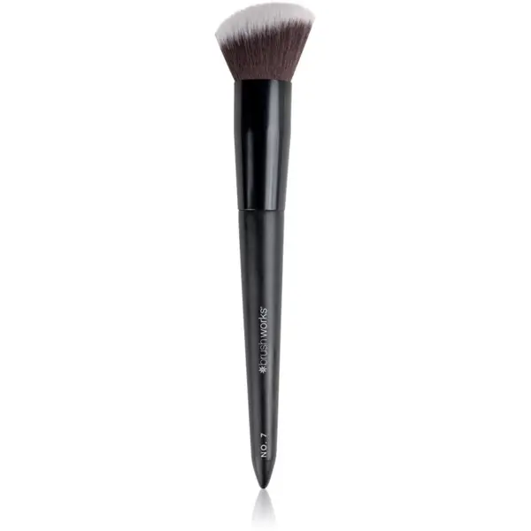 Brushworks Brushworks Angled Blush Brush poševen čopič za rdečilo vrsta NO. 7 1 kos