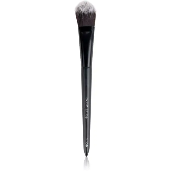 Brushworks Brushworks Back Comb Brush čopič za make-up vrsta NO. 1 1 kos