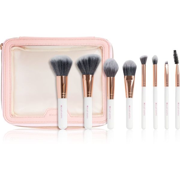 Brushworks Brushworks Exclusive Makeup Brush and Bag Set set mini čopičev